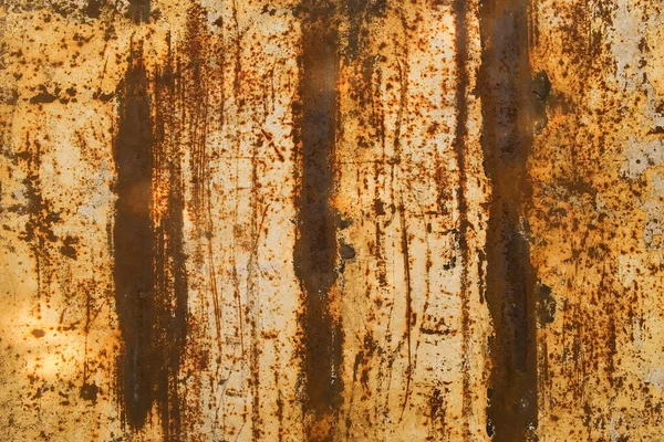 Empty Old Steel Plate Corroded Rust Background Detail Texture — Stock Photo, Image