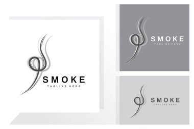 Steam Steam Logo Vector Hot Evaporating Aroma. Smell Line Illustration, Cooking Steam Icon, Steam Train, Baking, Smoking