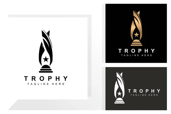 Third winner logo design template Royalty Free Vector Image