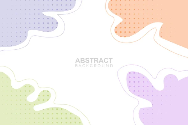 Fond Pastel Pastel Abstrait Wallpaper Design Illustration Bannière Poster Frame — Image vectorielle