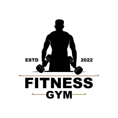 Jimnastik Logosu, Spor Logosu Vektörü, Spor Malzemeleri, Vücut Sağlığı, Vücut Ek Ürünleri Markaları İçin Uygun Tasarım