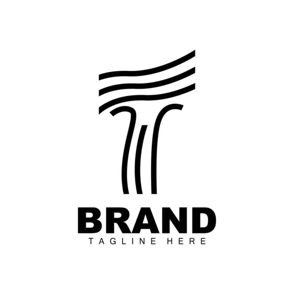 Huruf Logo Huruf Rancangan Alfabet Vektor Logotype Produk Awal Brand - Stok Vektor