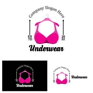 İç çamaşırı logosu, Kadın Sütyen Vektörü, Kadın Moda Tasarımı