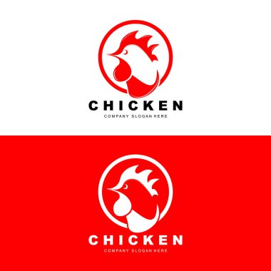 Tavuk Logosu, Çiftlik Hayvanları Vektörü, Tavuk Çiftliği Tasarımı, Kızarmış Tavuk Restoranı, Kafe