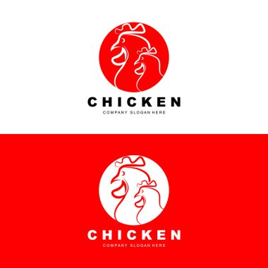 Tavuk Logosu, Çiftlik Hayvanları Vektörü, Tavuk Çiftliği Tasarımı, Kızarmış Tavuk Restoranı, Kafe