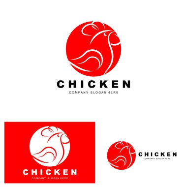 Tavuk Logosu, Çiftlik Hayvanları Vektörü, Tavuk Çiftliği Tasarımı, Kızarmış Tavuk Restoranı, Kafe
