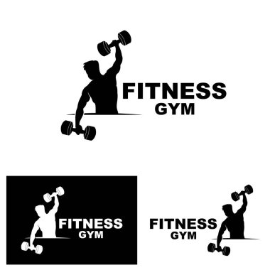 Jimnastik Logosu, Spor Logosu Vektörü, Spor Malzemeleri, Vücut Sağlığı, Vücut Ek Ürünleri Markaları İçin Uygun Tasarım