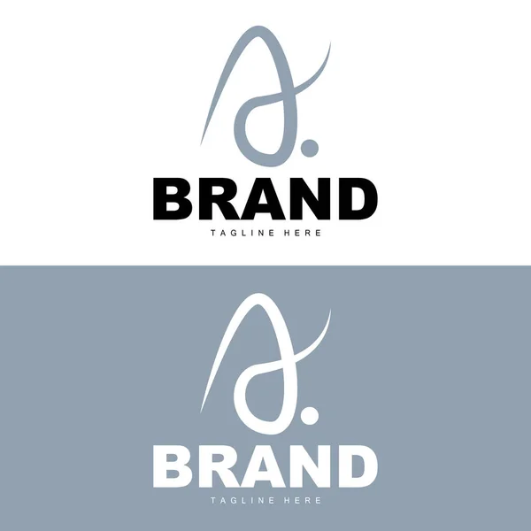 Letter Logo Logotype Design Simple Concept Vector Alphabet Icon Template — Stockvektor