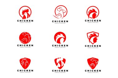 Tavuk Logosu, Çiftlik Hayvanları Vektörü, Tavuk Çiftliği Tasarımı, Kızarmış Tavuk Restoranı, Kafe
