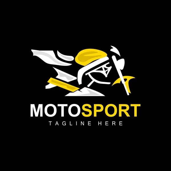 Motosport Logo Vector Motor Automotive Design Repair Spare Parts Motorcycle — стоковый вектор