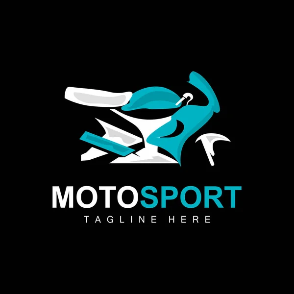 Motosport Logo Vector Motor Automotive Design Repair Spare Parts Motorcycle — Stockvektor