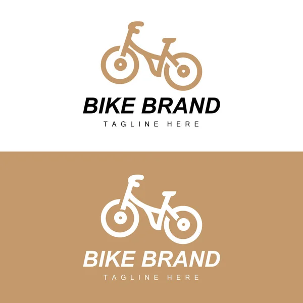 Bicycle Logo Vehicle Vector Bicycle Silhouette Icon Simple Design Inspiration — Stockový vektor