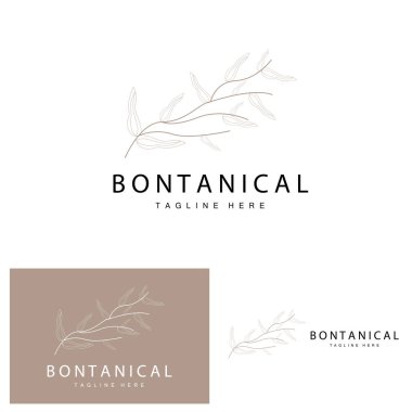 Floral Logo, Leaves And Flowers Botanical Garden Vector, Floral Design Of Life