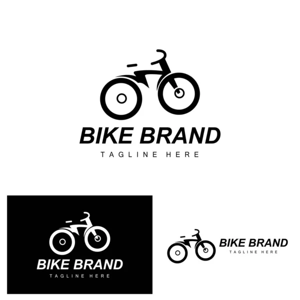 Logo Bicicleta Vector Del Vehículo Icono Silueta Bicicleta Inspiración Diseño — Vector de stock