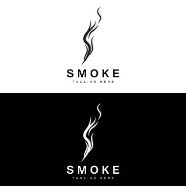 Steam Steam Logo Vector Hot Evaporating Aroma. Smell Line Illustration, Cooking Steam Icon, Steam Train, Baking, Smoking