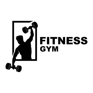 Jimnastik Logosu, Spor Logosu Vektörü, Spor Malzemeleri, Vücut Sağlığı, Vücut Ek Ürünleri Markaları İçin Uygun Tasarım