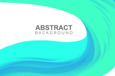 Soyut Dalga Sulu Arkaplan Tasarımı, Vektör Simgesi ResmiComment