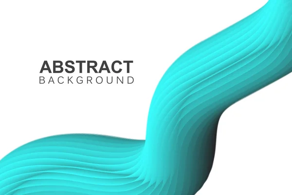 Abstraktes Welle Aquarell Hintergrunddesign Vektor Icon Illustration — Stockvektor