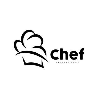 Chef Hat Logo, Cooking Vector Hand Made Chef Hat Collection, Product Branding Design