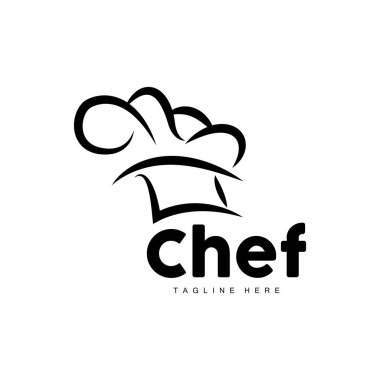 Chef Hat Logo, Cooking Vector Hand Made Chef Hat Collection, Product Branding Design