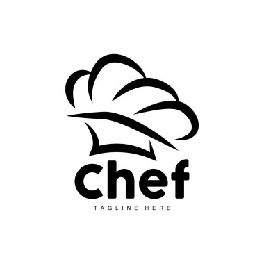 Chef Hat Logo, Cooking Vector Hand Made Chef Hat Collection, Product Branding Design