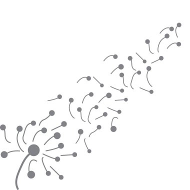 Karahindiba Logosu, Vektör Bitkisi Karahindiba Çiçeği, Tasarım Simgesi Şablonu