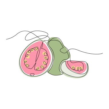 Guava Logosu, Vector Garden Çiftliği Guava Meyve Suyu, Çizgi Tasarımı, Şablon Resimleri