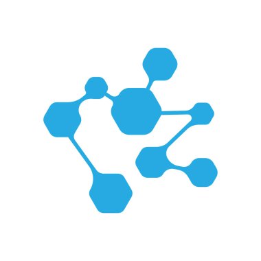 Nöron Logosu, Cel DNA Ağ Vektörü, ve Parçacık Teknolojisi, Basit Çizim Şablonu Tasarımı