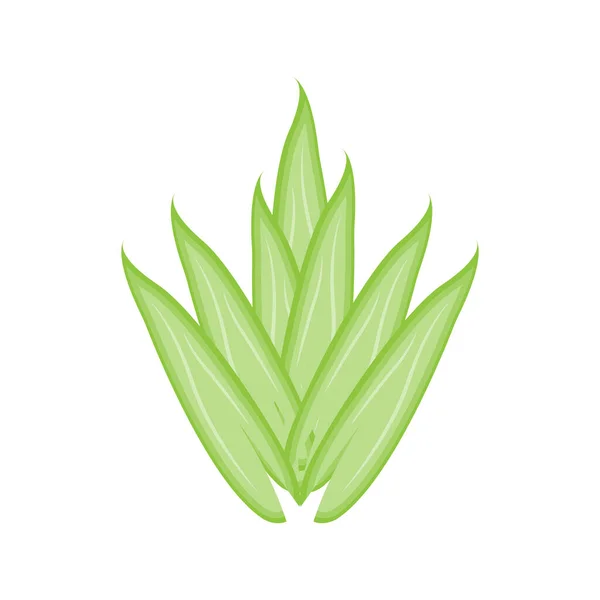 Bamboo Logo Panda Food Green Plant Vector Simple Minimalist Design — Stock Vector