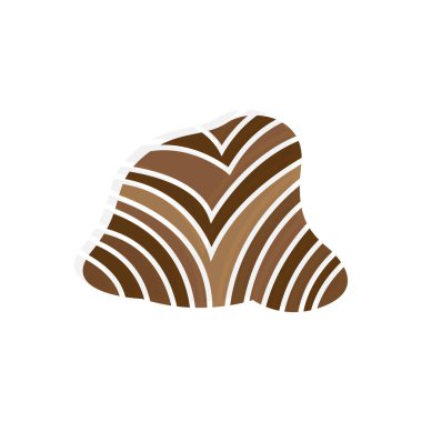 Ahşap logo, ahşap katmanlar ve doğal lifler tasarım, marangoz taşıyıcı, ahşap aletler.