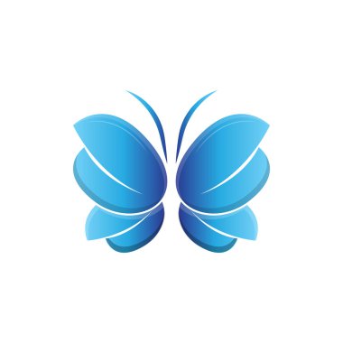 Kelebek Logosu, Güzel Kanatlı Hayvan Tasarımı Dekoratif Hayvanlar, Ürün Markaları