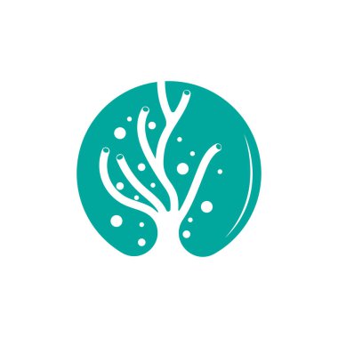 Mercan Logosu, Deniz Bitkisi Tasarımı Deniz Hayvanı, Yosun Deniz Taşıyıcısı