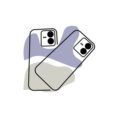 Akıllı Telefon Logosu, Modern Elektronik Vektör, Akıllı Telefon Dükkanı Tasarımı, Elektronik Mallar