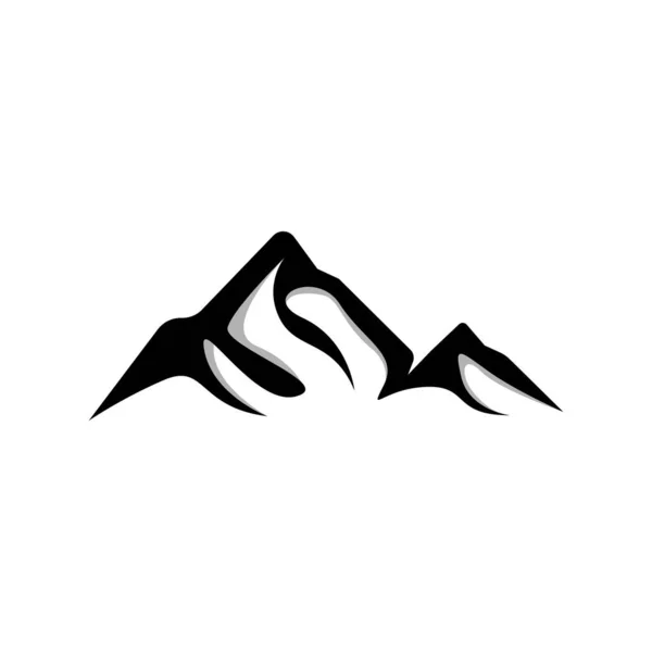 Logo Montagne Nature Paysage Conception Escalades Aventure Illustration Modèle — Image vectorielle