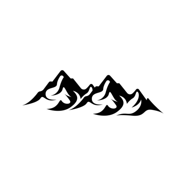 Λογότυπο Βουνού Σχεδιασμός Προβολής Τοπίου Της Φύσης Αναρριχητές Και Περιπέτεια — Διανυσματικό Αρχείο