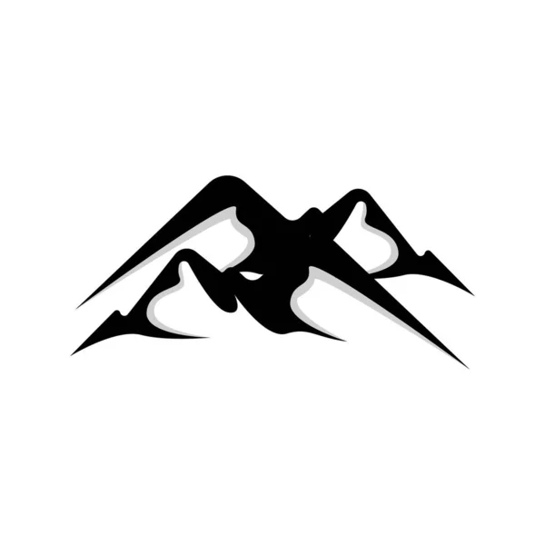 Λογότυπο Βουνού Σχεδιασμός Προβολής Τοπίου Της Φύσης Αναρριχητές Και Περιπέτεια — Διανυσματικό Αρχείο