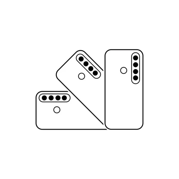Logotipo Del Teléfono Inteligente Vector Electrónica Moderna Diseño Tienda Teléfonos — Archivo Imágenes Vectoriales