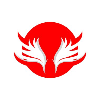 Kanat Logosu Tasarımı, Vektör Kartal Şahin Kanatları, Güzel Uçan Kuş, Çizim Sembolü