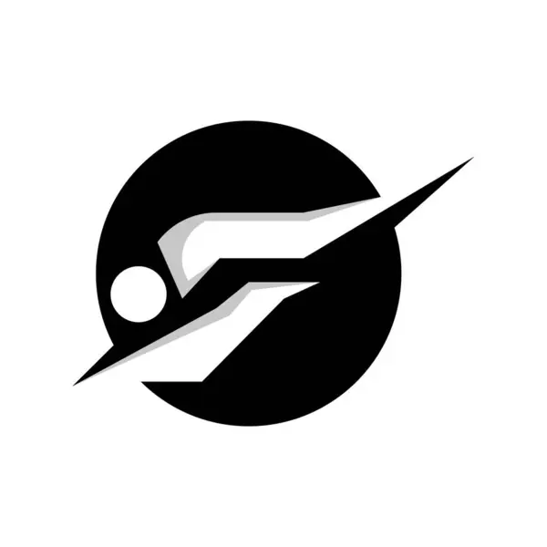 Lettre Logo Design Illustration Symbole Vectoriel Alphabet Marque Logotype Design — Image vectorielle