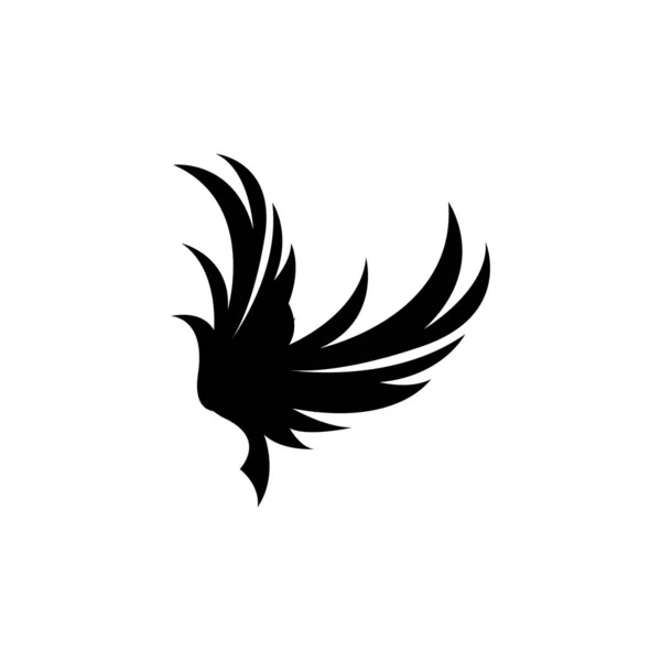 Дизайн Логотипа Крыла Векторные Крылья Орла Летающая Птица Красоты Символ — стоковый вектор