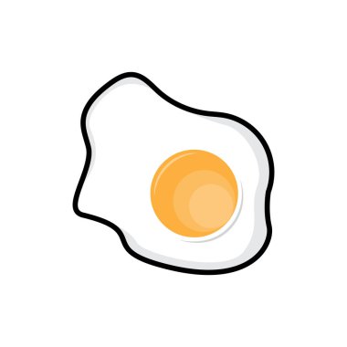 Yumurta Logosu Tasarımı, Vektör Bahçesi Tarım, Basit Sembol Şablonu