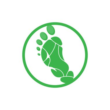 Foot Care Logo Design Health Illustration Woman Pedicure Salon Vector