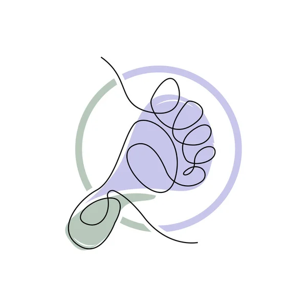 Foot Care Logo Σχεδιασμός Υγεία Εικονογράφηση Γυναίκα Pedicure Salon Vector — Διανυσματικό Αρχείο