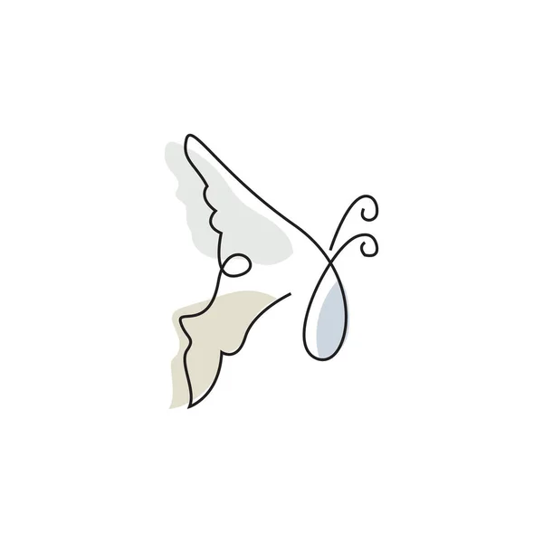 Schmetterling Logo Tierdesign Mit Schönen Flügeln Dekorationstiere Produktmarken — Stockvektor