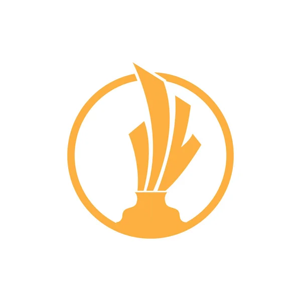 Trophy Logo Vinnande Vector För Sport Tournament Kreativ Och Unik — Stock vektor