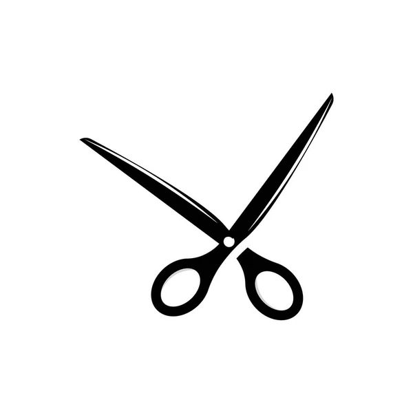 Schere Logo Rasierer Vektor Einfaches Friseurgeschäft Design Symbol Hintergrund Symbol — Stockvektor