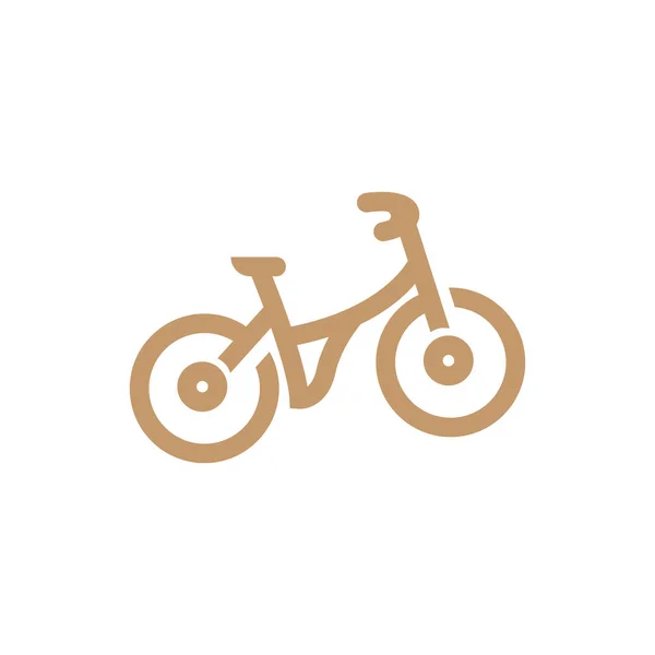 Logotipo Bicicleta Vetor Veículo Ícone Silhueta Bicicleta Inspiração Design Simples —  Vetores de Stock