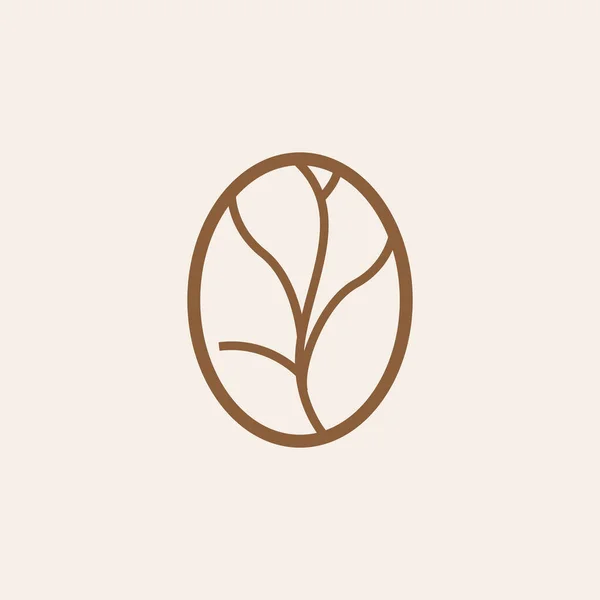 Kaffee Logo Design Kaffee Baum Getränk Vektor Vorlage Symbol Illustration — Stockvektor