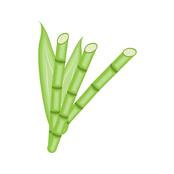 Λογότυπο Bamboo Panda Food Green Plant Vector Απλός Μινιμαλιστικός Σχεδιασμός — Διανυσματικό Αρχείο