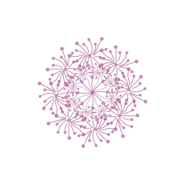 Logo Mniszka Lekarskiego Roślina Wektorowa Kwiat Mniszka Lekarskiego Szablon Ikony — Wektor stockowy